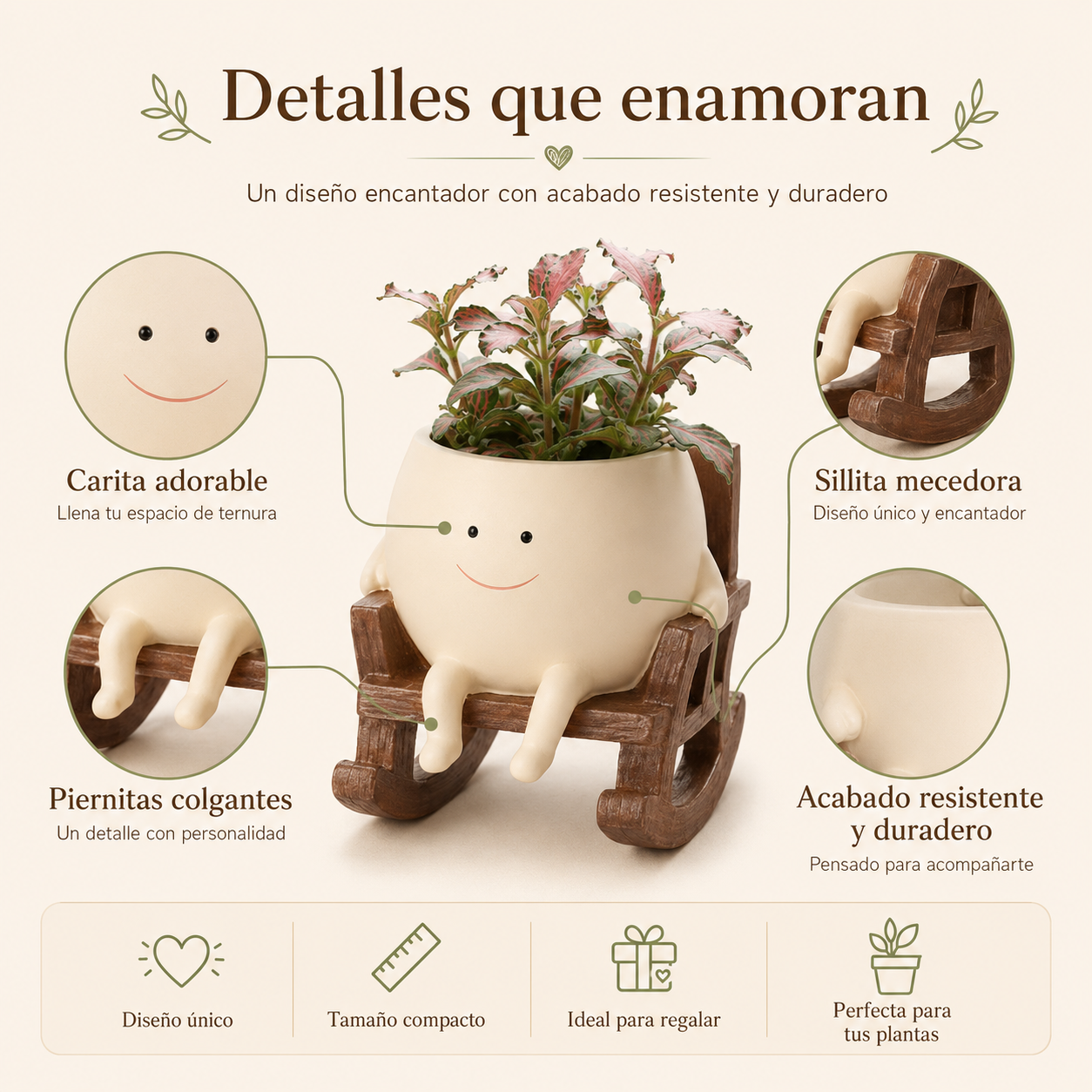 Potchi™ Maceta Feliz