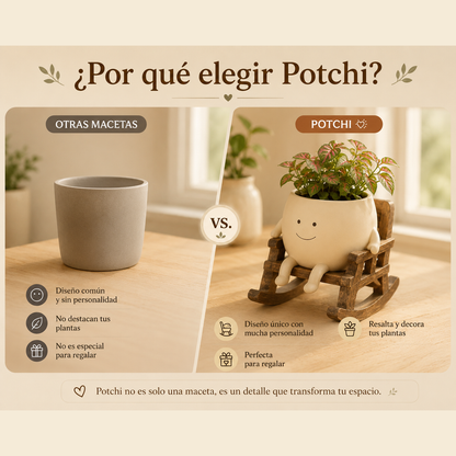 Potchi™ Maceta Feliz